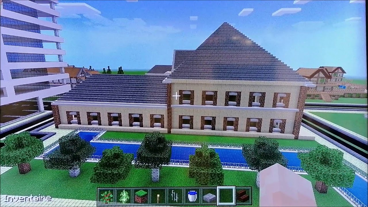 Minecraft PS4 ma ville continue 5 - YouTube