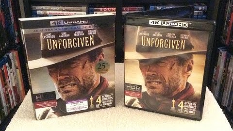 Unforgiven 4K BLU RAY UNBOXING and Review - Clint Eastwood