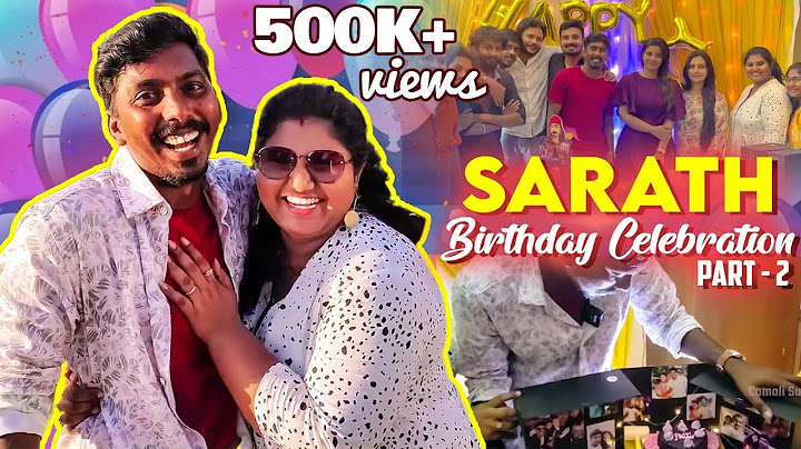 Sarath Birthday Celebration 🥳🤩 | Part 2 | Comali Sarath