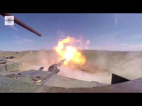 Ultra Powerful M1 Abrams 120mm Smoothbore Cannon in Action