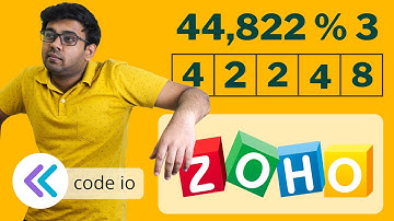 Zoho Coding Question Form a number divisible by 3 using array digits | code io Tamil