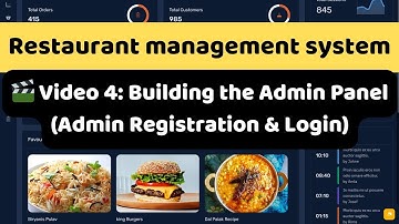 #04 Building the Admin Panel (login) | PHP Restaurant Management System Tutorial (Beginner-Friendly)