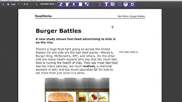 Using a PDF with Read & Write