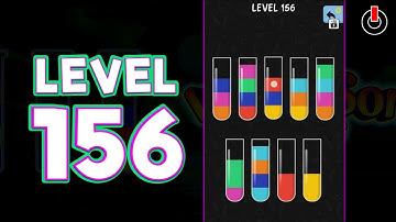 Water Color Sort Level 156 Walkthrough Solution iOS/Android