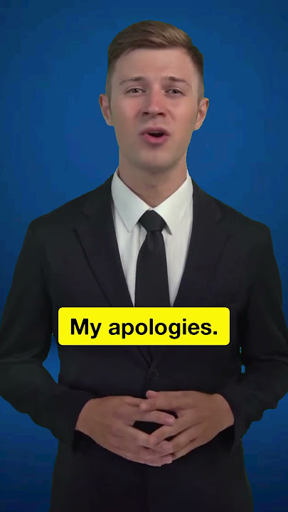 Other Ways to Say 'I'm Sorry'