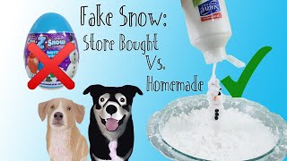 We Play with Fake Snow | Cra-Z-Art Snowman Activity Kit Review | Cra-Z-Snow Snowman Kit by Cra-Z-Art