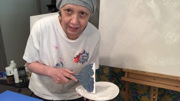 Abstract Art Intuitive Painting (Color Song Part 13,Getting More Canvases Ready with Gesso to Paint)