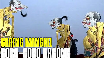 Gareng nesu pas goro-goro, mergo Bagong ngece arep ngelatih tangane sing ceko
