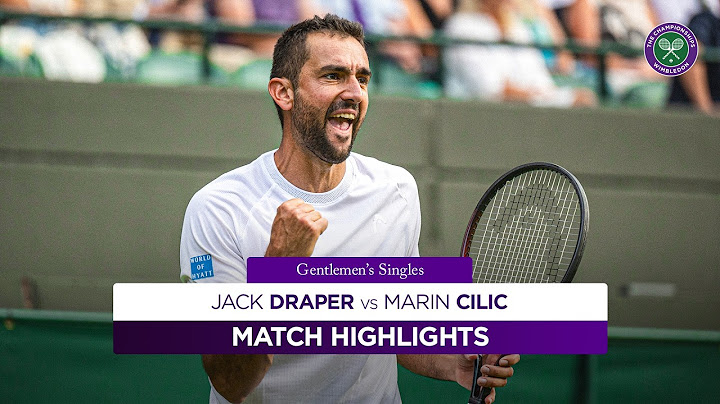 Another seed stunned? | Jack Draper vs Marin Cilic | Highlights | Wimbledon 2025