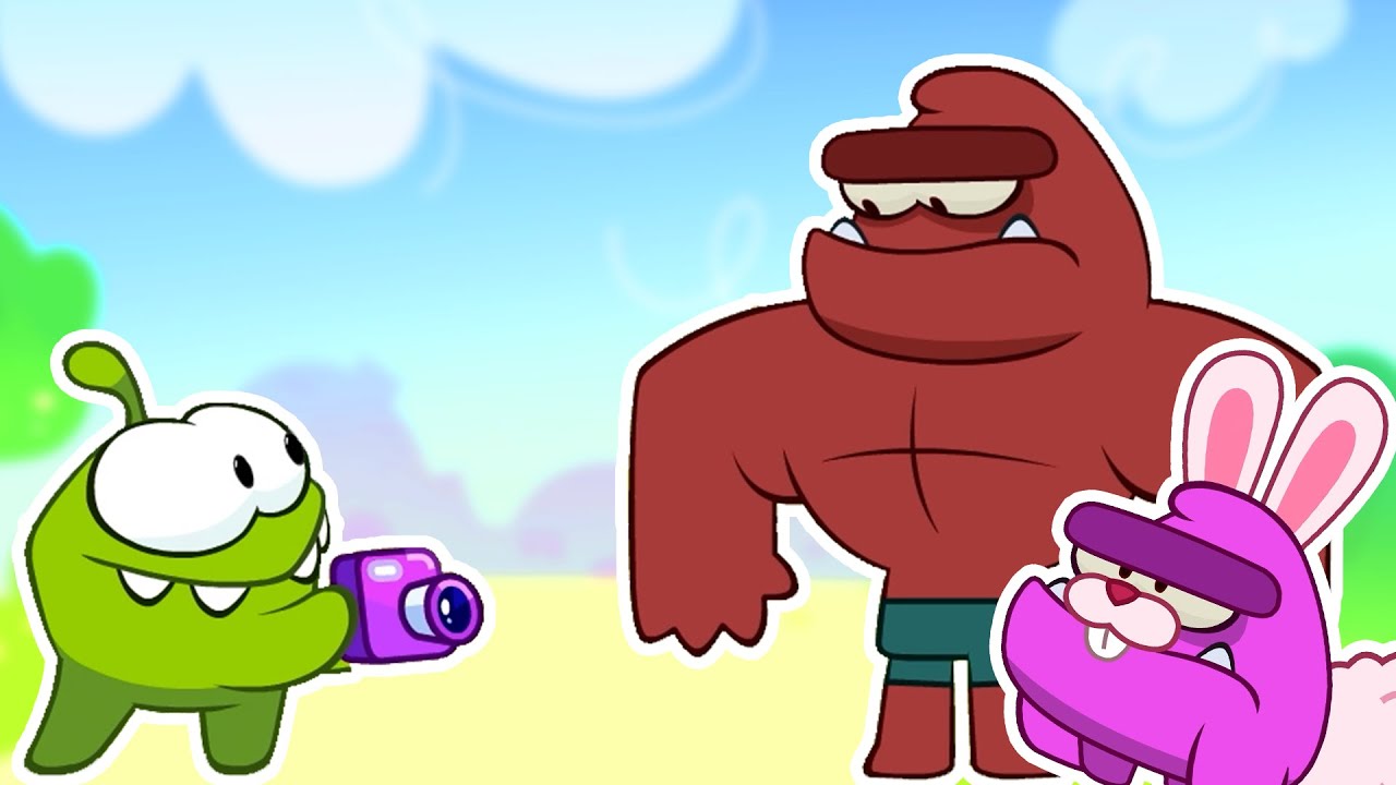 ( •̀ - •́ ) Best moments with Gloomy and Serious friend of Om Nom