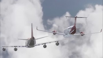 Wake Turbulence Demonstration Animation