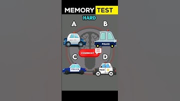 Memory Test #3 | Riddles And Puzzles For IQ Test | #shorts