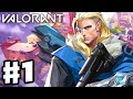 Valorant - Gameplay Part 1 - Ignition: Act 1 - Sova Gameplay on Ascent! Unrated Victory with Zanitor