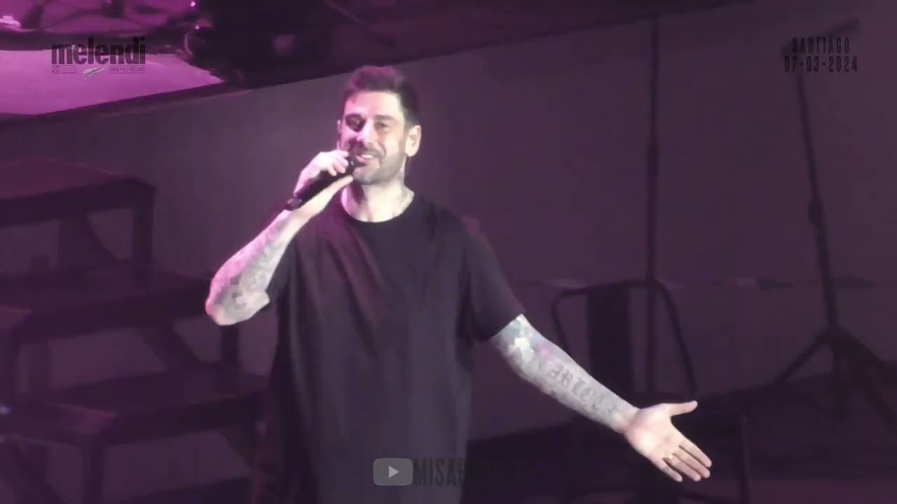 Melendi - En Vivo - Santiago de Chile - Gira 20 Años sin noticias - 07-03-2024 Movistar Arena