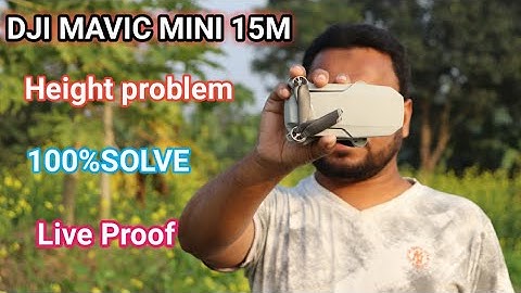 Dji Mavic Mini 15 Meter Max Flight Altitude solution | India Barasat Vlogs