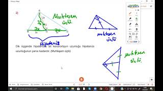 36. seans üçgenin yardımcı elemanları-2 okyanus 40 seans 9. sınıf matematik