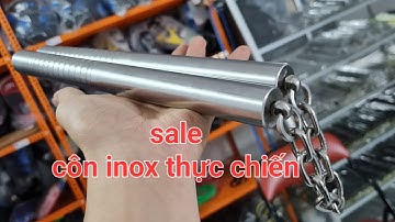 Khuyến mại côn nhị khúc inox thực chiến_Toankungfu