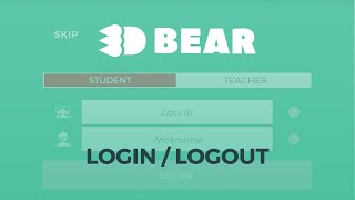 3DBear tutorial 1 - LOGIN/LOGOUT screenshot 5