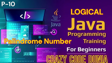 Palindrome number in java | Java Program to Check Number is Palindrome or Not | Logical Program