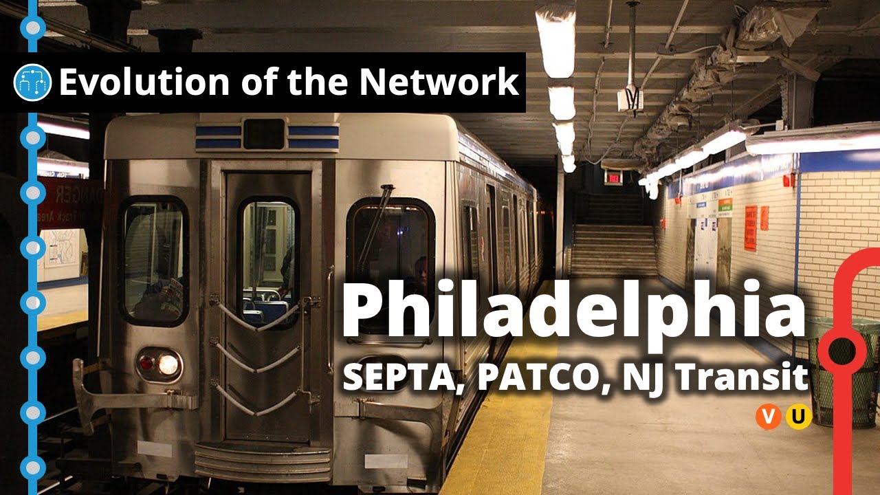 Philadelphia's Subway & Light Rail Network Evolution - YouTube