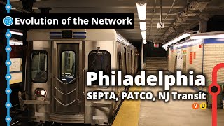 Philadelphia's Subway & Light Rail Network Evolution