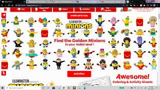 Minions McDonald's Happy Meal Toys New Set for Summer 2020