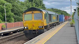 66596 4E24 London Gateway Frghtliner to Leeds F.L.T. 15;54 4L Lea Road 18/6/2026