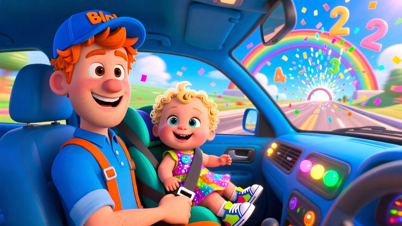 Blippi 123 Learn Park 🔢🎵 | Numbers Song for Kids | Playful Nursery Rhyme
