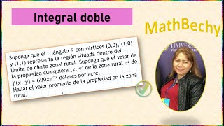 ✨VALOR PROMEDIO de una función de dos variables.