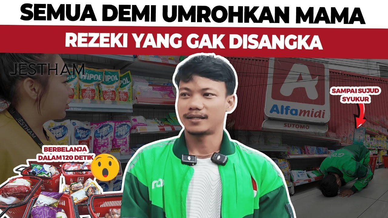 Jestham Traktir: Rezeki Tak Terduga untuk Abang Ojol yang Ingin Membahagiakan Ibunda