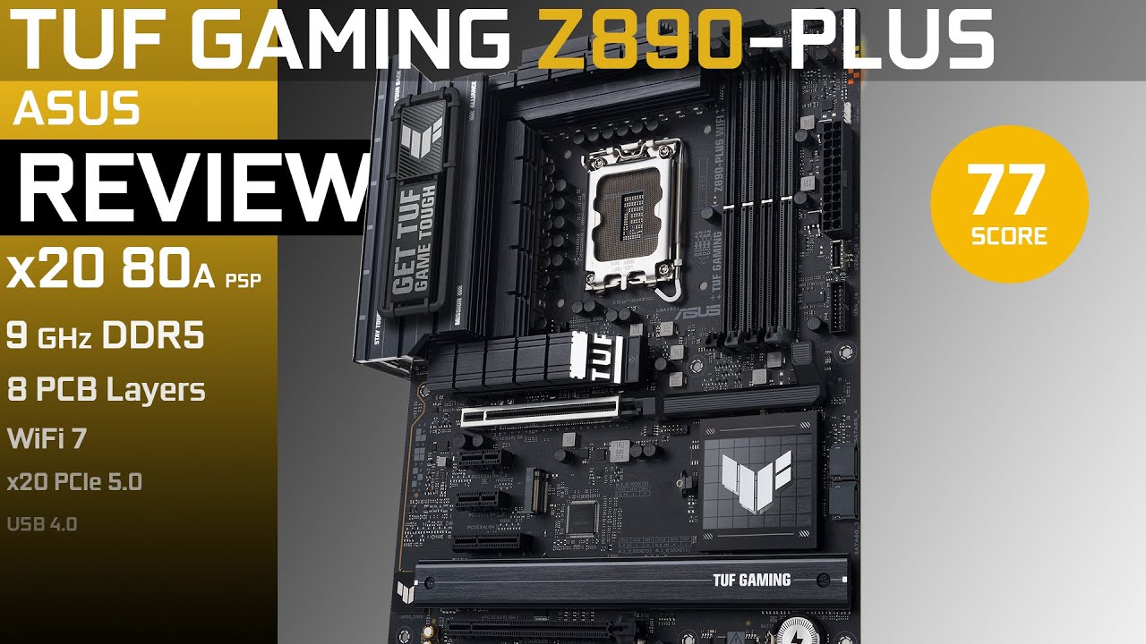 The TUF GAMING Z890 PLUS WIFI : The COOLEST board I've ever seen