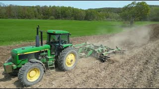 John Deere 4555 Disking Ground