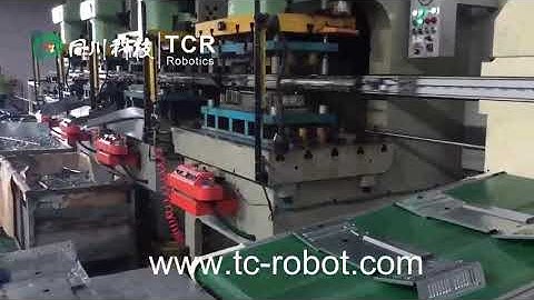 Single process/ Muliti Machine in line with 2D Transfer(One Bar) | TCR-Robotics Thailand