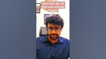 How does the ISI Interview actually happen #shorts #isiinterview