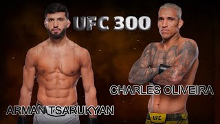 UFC 300  pelea gratis  Charles Oliveira vs Arman Tsarukyan @elmundodeldeporte74