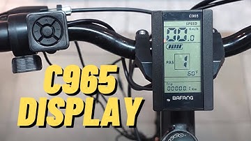 Bafang C965 LCD Display for BBSHD, BBS02, BBS01