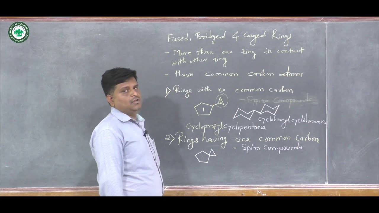 M.Sc.II (Организационная стереохимия) || Тема: Конденсированные, спаянные и каркасные кольца || П...