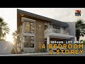 HOUSE DESIGN 4 Bedroom  | 2 Storey | Walkthrough Animation