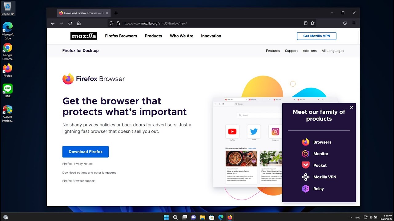 ดาวน์โหลด Firefox เวอร์ชั่นใหม่ฟรี - Youtube