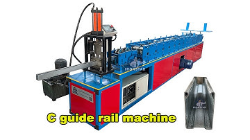 C guide rail roll forming machine | side guide rail roll forming machine | guide rail machine