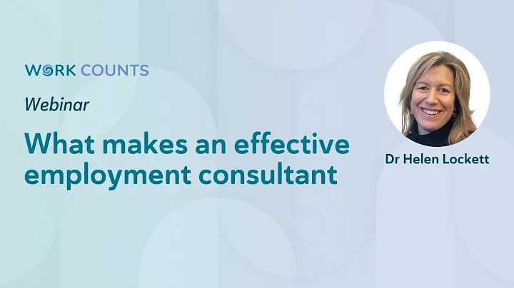 What makes an effective employment consultant