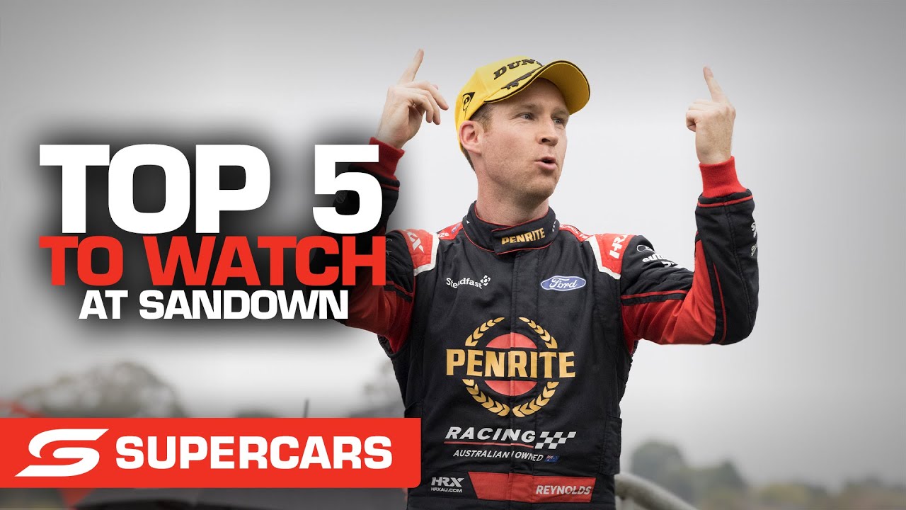 ⁣Top 5 drivers to watch at Sandown - Penrite Oil Sandown SuperSprint | Supercars 2022