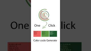 One Click Generate Color Code #art #logo #vexelarttutorial #drawing#legalgraphics #vectorstock#Color