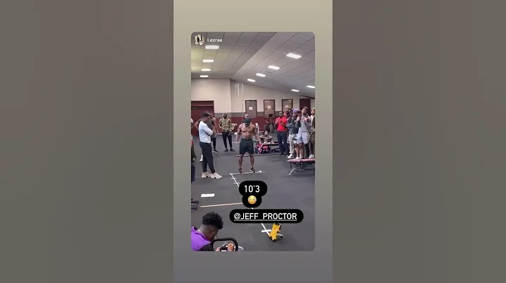 Jeff Proctor Pro Day Broad jump 10.3!!!!
