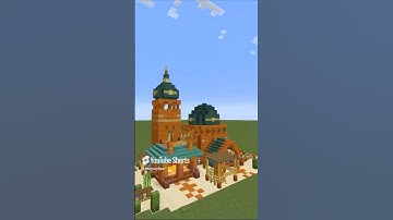 Building with the UGLIEST block in Minecraft IDay2 #minecraft  #shorts #toweroffantasy #temple