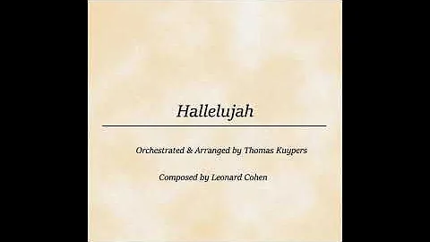 Thomas Kuypers - Hallelujah by Leonard Cohen - Orc...