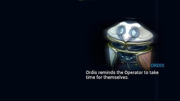 Warframe - Ordis Voiceline "Pressure create diamonds"
