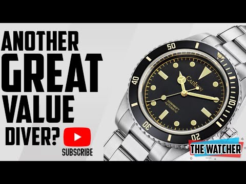 Cadisen Vintage Diver | Full review | The Watcher - YouTube