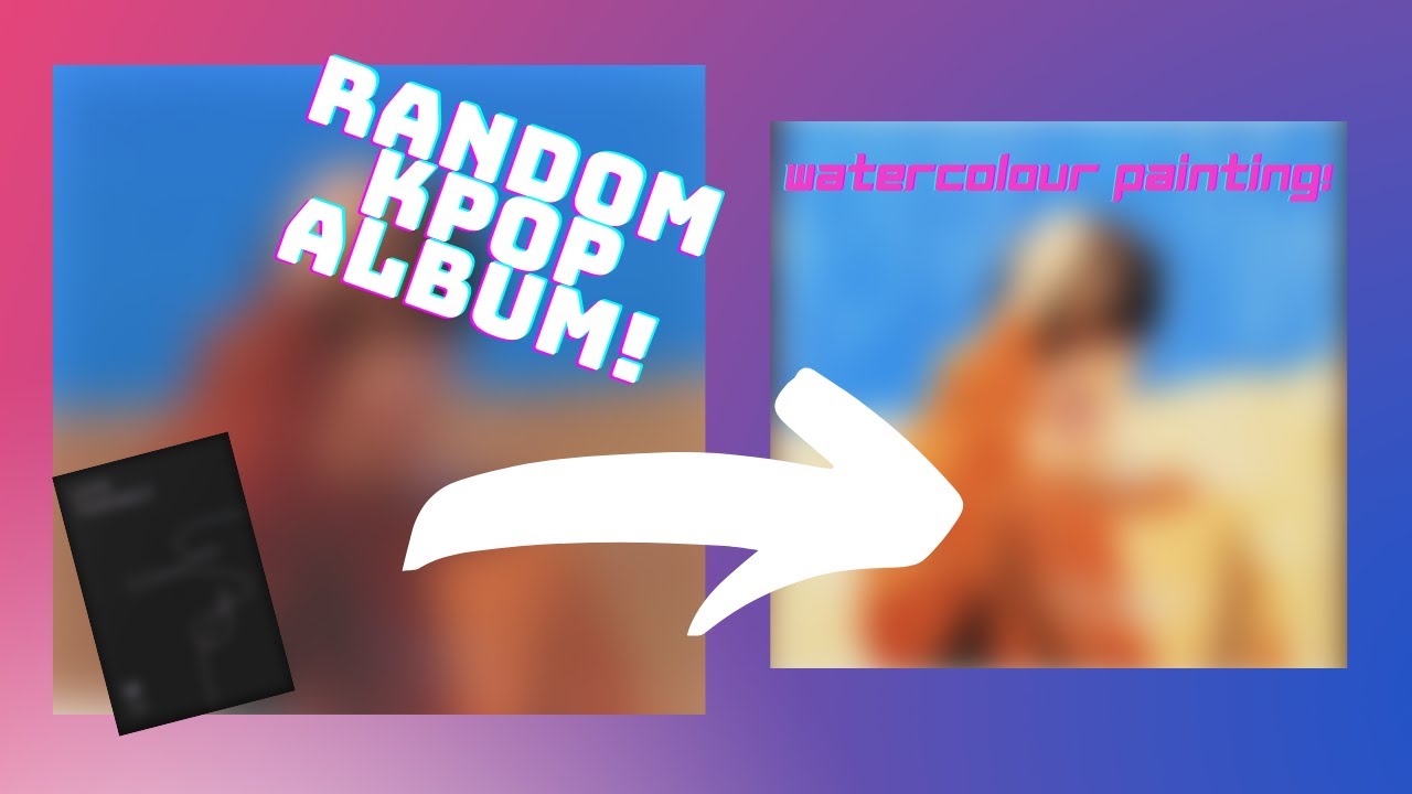 Random BTS Drawing Challenge! Ep 1: Watercolour & Gouache