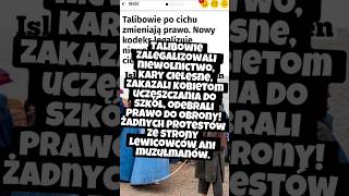 🚫☪️🏴Talibowie zalegalizowali niewolnictwo, kary cielesne, zakazali kobietom uczęszczania do szkół